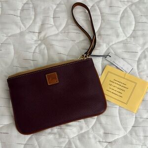 Dooney & Bourke Dark Red Wristlet